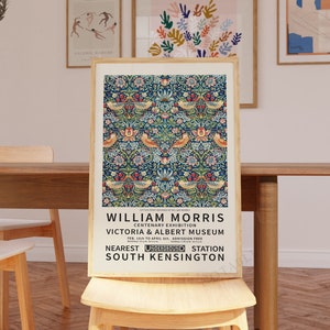 Stampa di William Morris, poster artistico del ladro di fragole, arte murale di William Morris, spedizione da Regno Unito/Stati Uniti/Europa/Australia