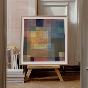 Paul Klee-print, polyfone architectuur, ca. 1930, schip uit VK/VS/Europa/Australië