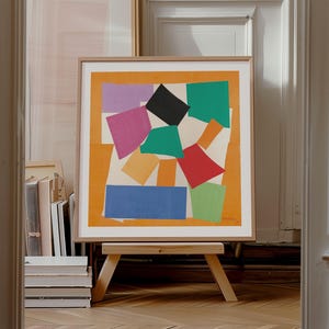 Stampa artistica da parete di Henri Matisse, La lumaca, stampa quadrata, stampa artistica di ritagli, spedizione da Regno Unito/Stati Uniti/Europa/Australia, con o senza cornice.
