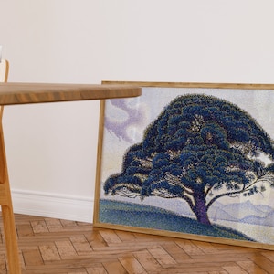 Stampa di Paul Signac, Il pino di Bonaventura, spedizione da Regno Unito/Stati Uniti/Europa/Australia, con o senza cornice