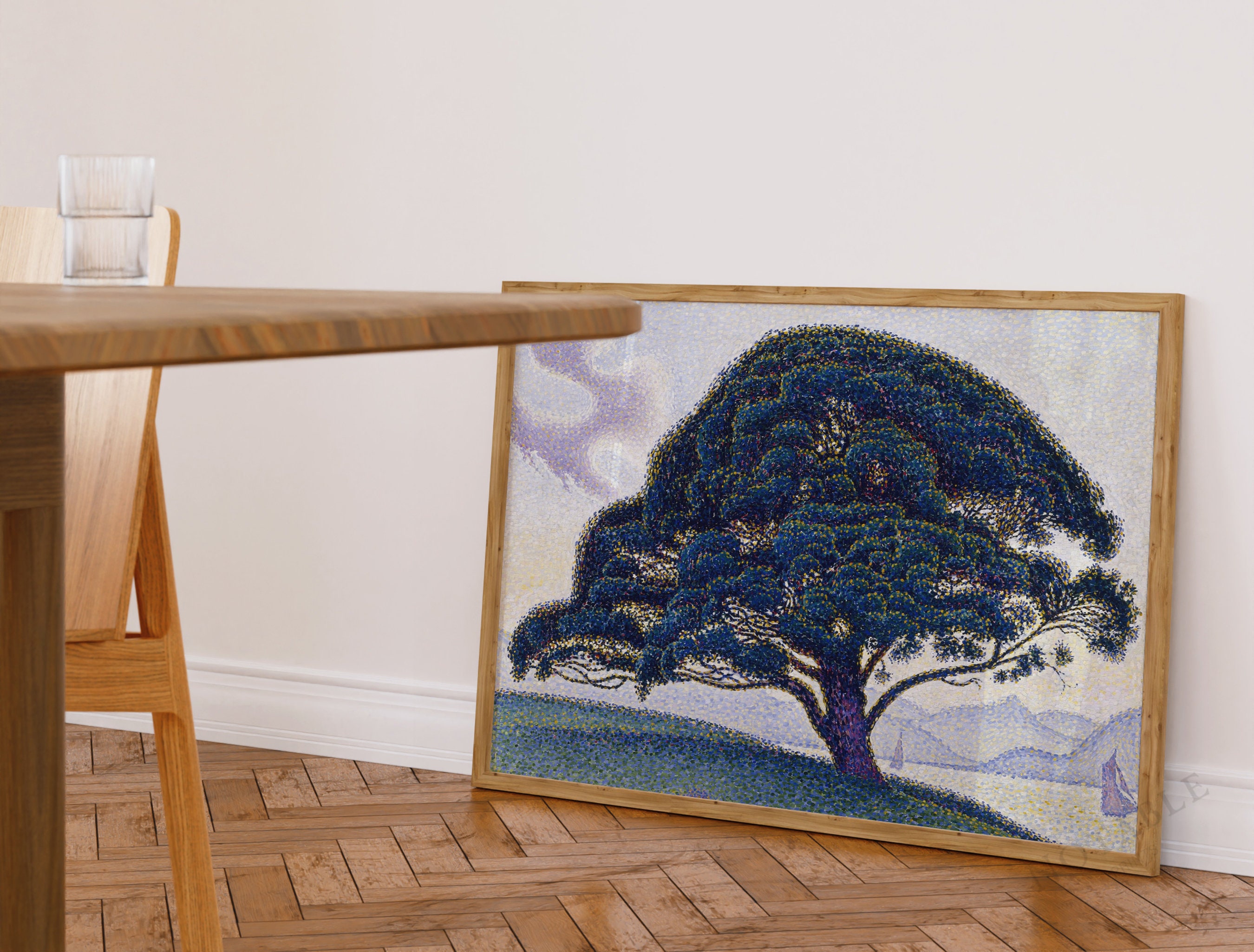 Paul Signac print, The Bonaventure Pine, Ship from UK/US/Europe/Australia, Framed or unframed