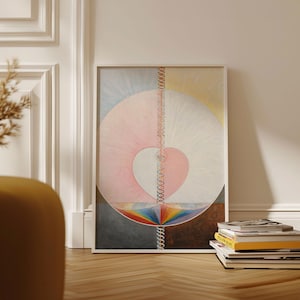 Grabado de Hilma af Klint, La paloma, n.º 6, c. 1907. Envío desde Reino Unido, EE. UU., Europa o Australia. Con o sin marco.