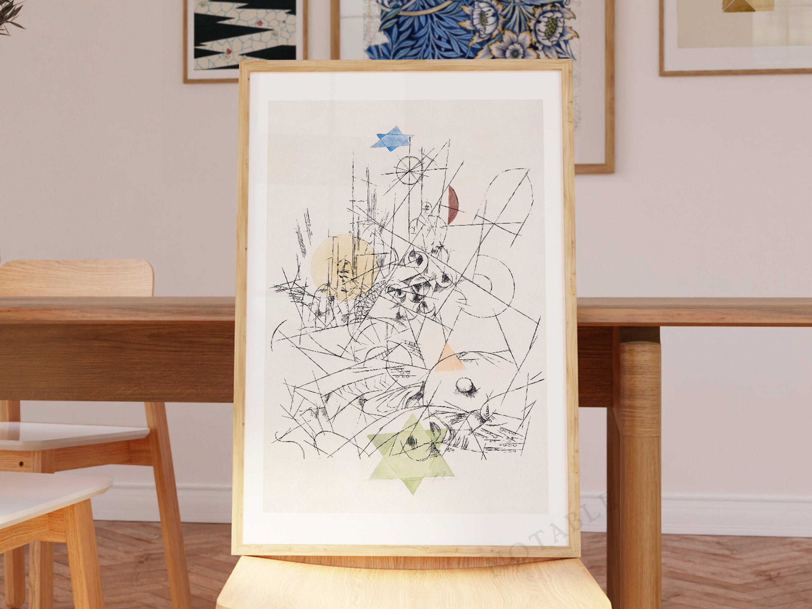 パウル・クレーの版画「希望と破壊」、1916年頃、イギリス