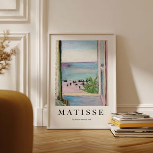 Stampa di Henri Matisse, dipinto di Matisse, La finestra aperta, Spedizione da Regno Unito/Stati Uniti/Europa/Australia, con o senza cornice