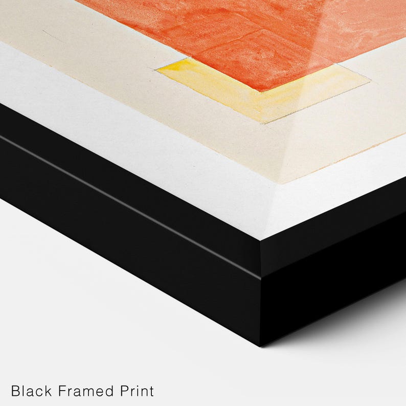 Hilma af Klint kvadratiska tryck, Set med 2 väggdekorationer, Parsifal, nr 117, nr 69, Skickas från Storbritannien/USA/Europa/Australien, inramad eller oramad bild 9
