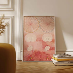 Hilma af Klint art print, The Ten Largest, No. 9, Old age, c.1907, Ship from UK/US/Europe/Australia, framed or unframed