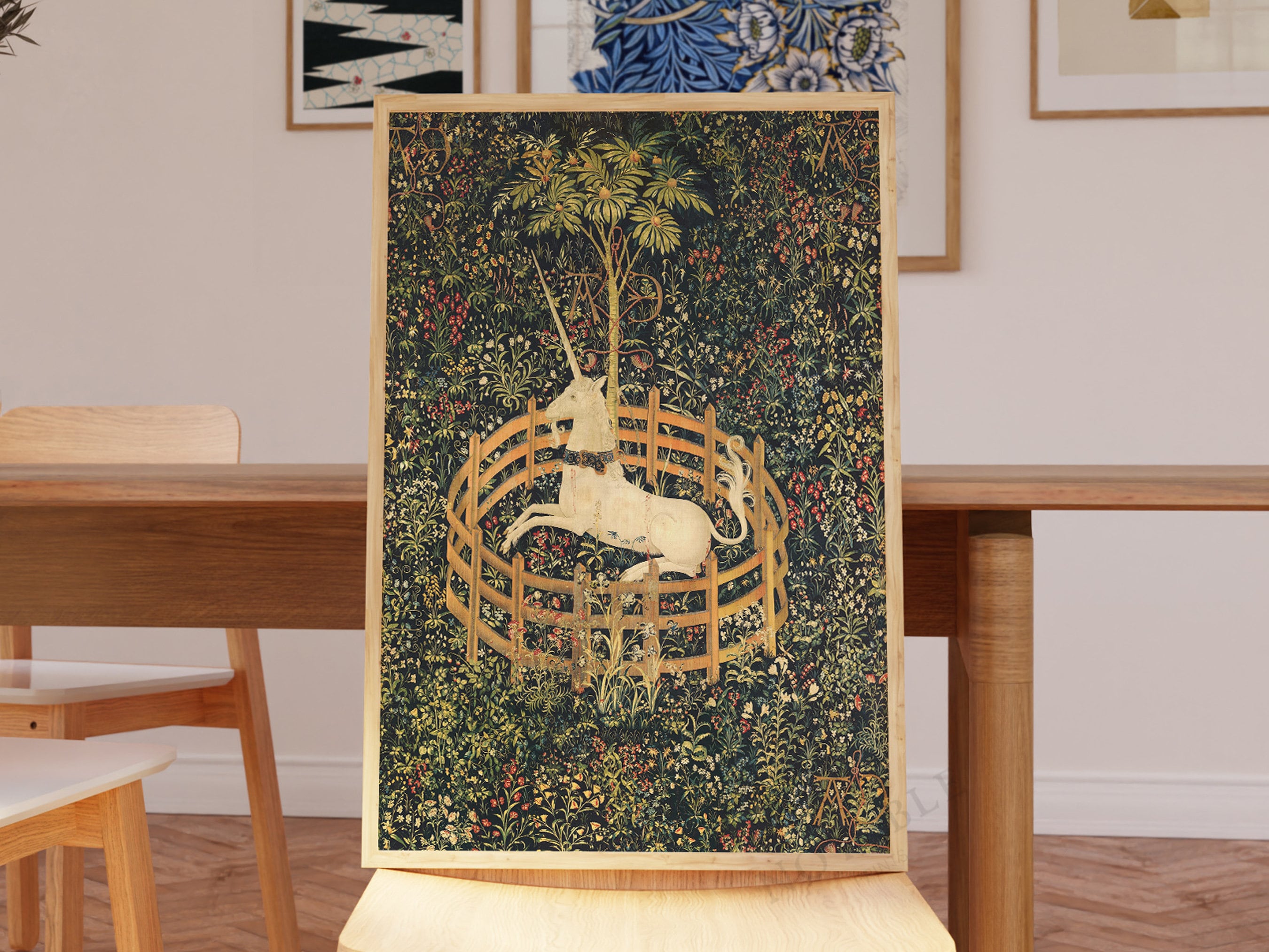 Unicorn in captivity print sale