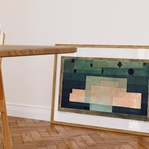 Paul Klee Horizontaler Druck, Firmament Oberhalb des Tempels c.1922, Schiff aus Großbritannien/US/Europa/Australien, gerahmt oder ungerahmt