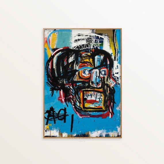 Basquiat Skull Print Basquiat Wall Art Basquiat Art Prints | Etsy UK