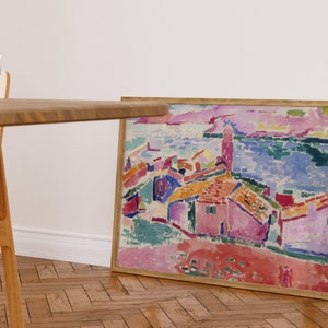 Henri Matisse horizontal print View of Collioure  | Summer 1905 | Landscape | Ship from UK/US/Europe/Australia, Unframed