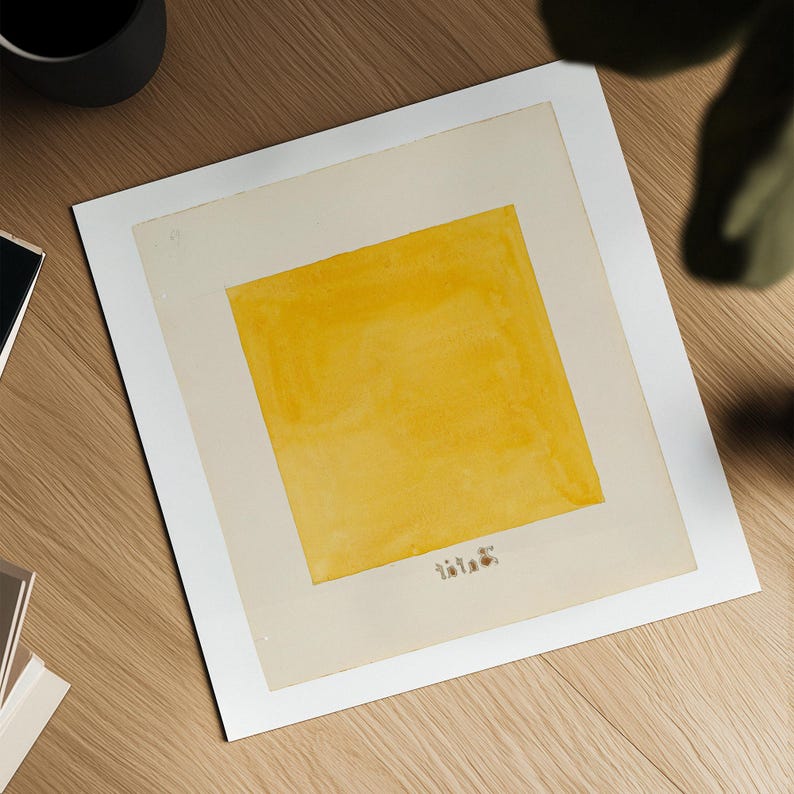 Hilma af Klint kvadratiska tryck, Set med 2 väggdekorationer, Parsifal, nr 117, nr 69, Skickas från Storbritannien/USA/Europa/Australien, inramad eller oramad bild 3