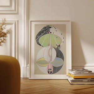 Hilma af Klint Druck, Baum des Wissens Nr. 5, c.1907, Schiff aus Großbritannien/US/Europa/Australien, gerahmt oder ungerahmt