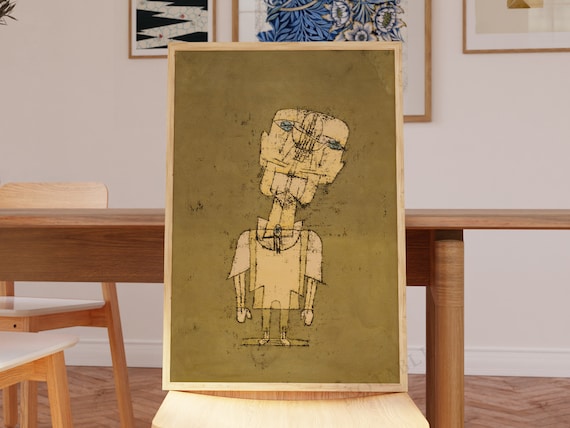 Paul Klee Print, Ghost of a Genius Print C.1922, Ship From Uk/us