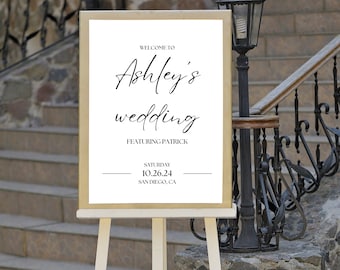 Hochzeitseingangsschild, lustiges Hochzeits-Willkommensschild, Willkommensschild der Braut, mit Hochzeits-Willkommensschild, Hochzeitseingang, Hochzeit der Frau, Canva
