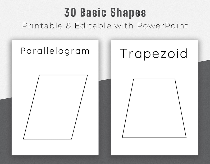 Basic Shape Coloring Pages: 30 Printable Geometric Shapes (PDF ...