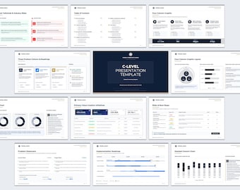 C-Level Executive Presentation Template
