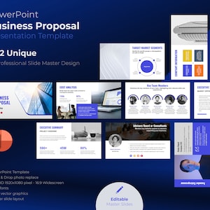 Business Proposal PowerPoint Template, Business Presentation, Slide Deck