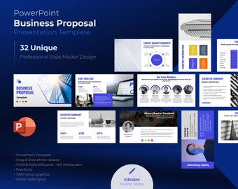 Business Proposal PowerPoint Template, Business Presentation, Slide Deck