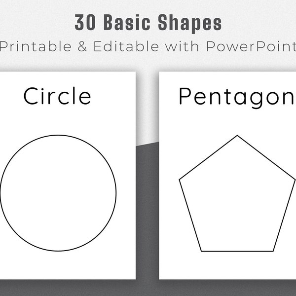 Basic Shape Pages. 30 Basic Shape Coloring Pages. Shape Practice. Shape Coloring. PDF & PowerPoint.