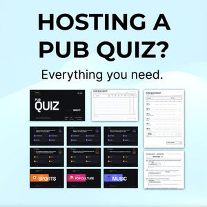 Trivia Night Pub Quiz Game