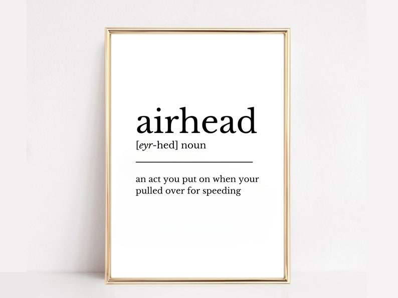 Another Word For Airhead Definition at Louis Martin blog