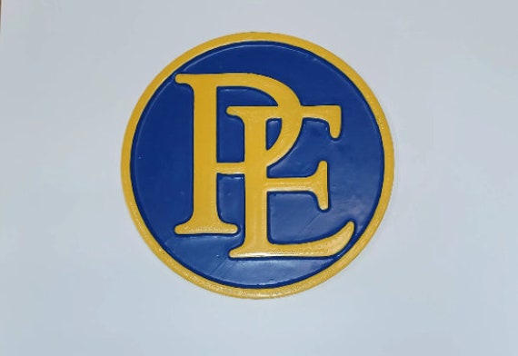 Plaque en 3D Du Logo Pôle Express. Polar Express Plate