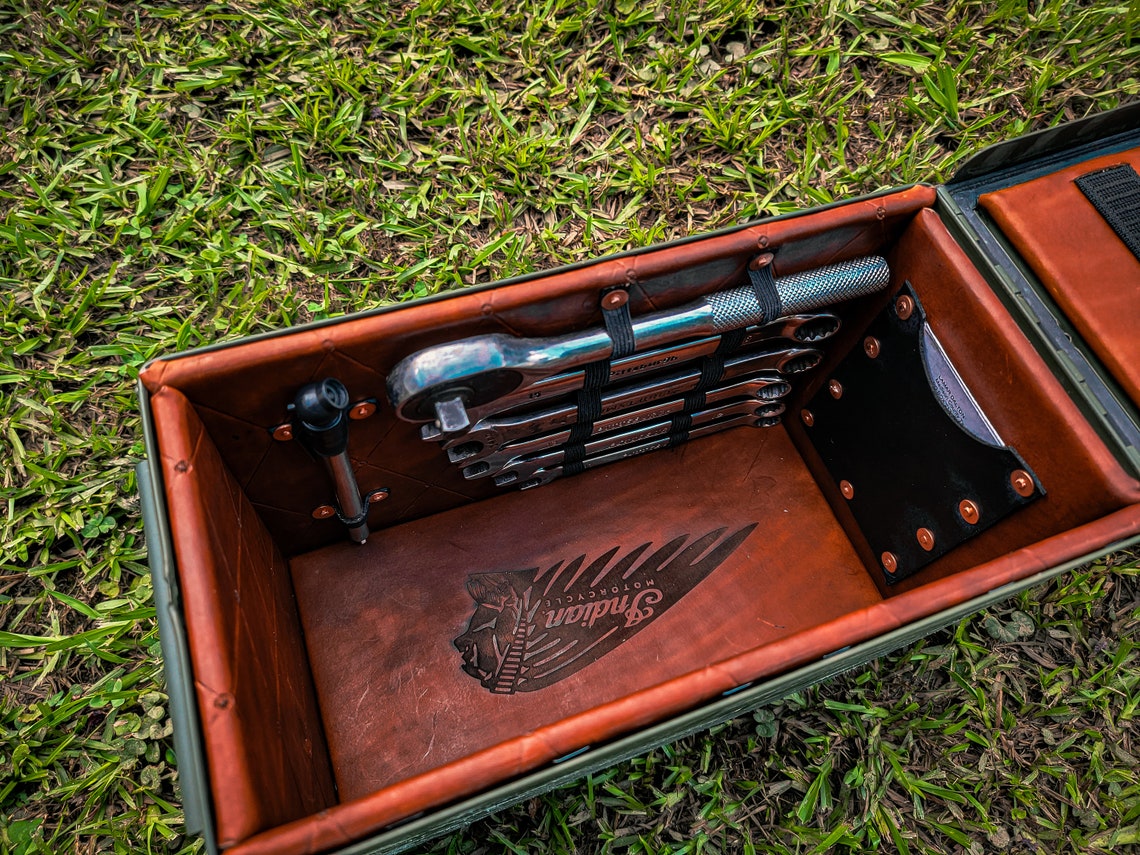 Ammo Can Saddle Bag for Indian Scout Bobber Etsy