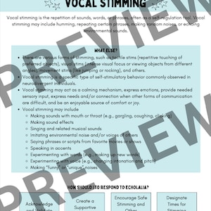 Neurodiverse Communication | Speech Patterns Handouts | Neuroaffirming ...