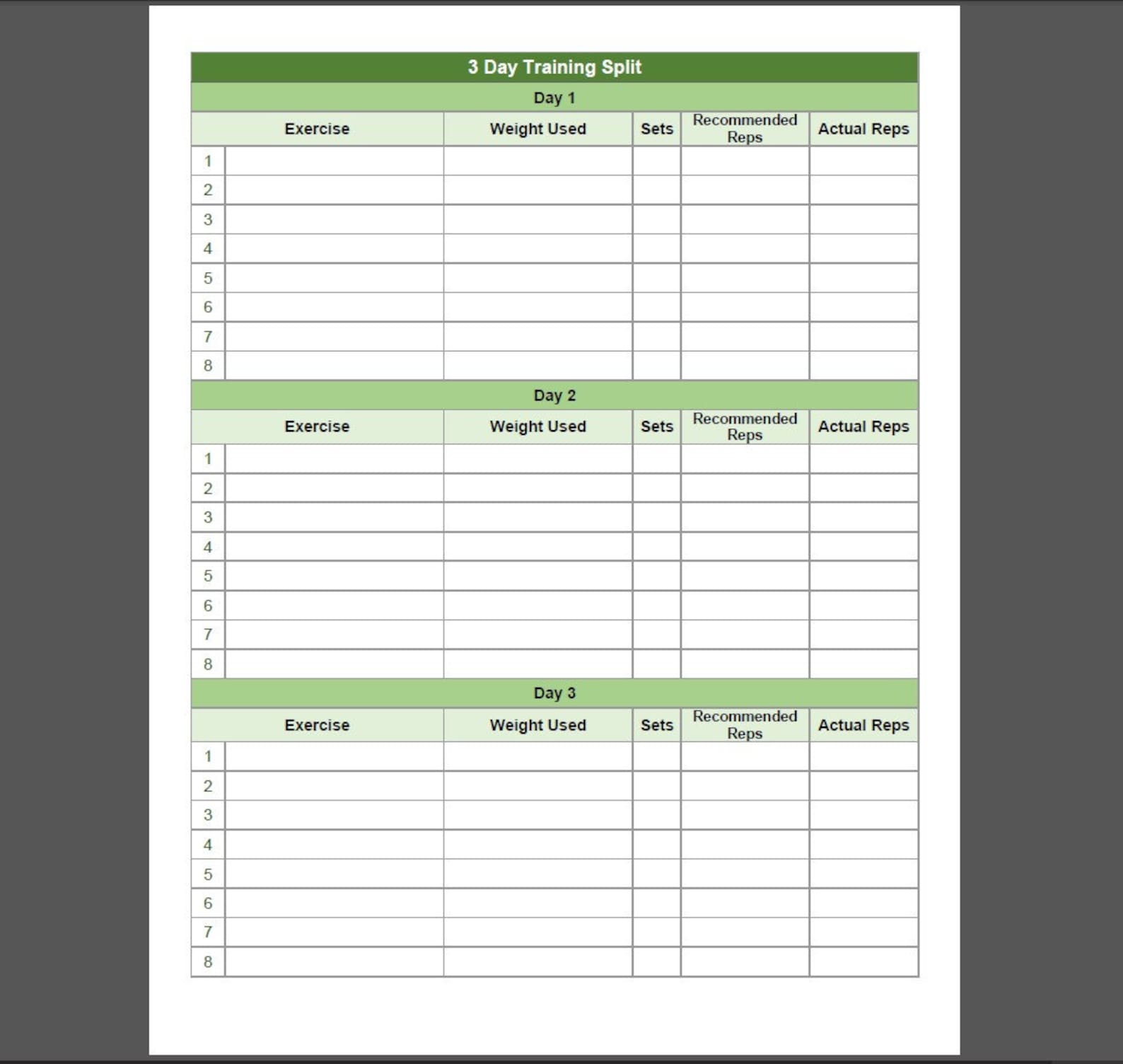 3-day-weight-training-log-etsy