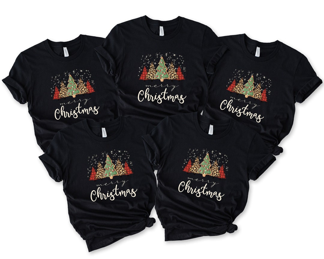 Family Matching Xmas Shirts, Christmas Trees Shirt, Merry Christmas T