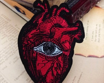 Patch Anatomical Heart Eye| Gothic