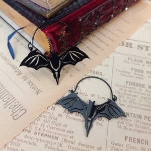 Fledermaus Ohrringe | Schwarz | Gothic | Witchy | Alternative | Halloween