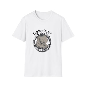 Koszulka Cowboy Carter Graphic Unisex, koszulka w stylu vintage, odzież w stylu western, odzież codzienna, prezent dla miłośników kowbojów