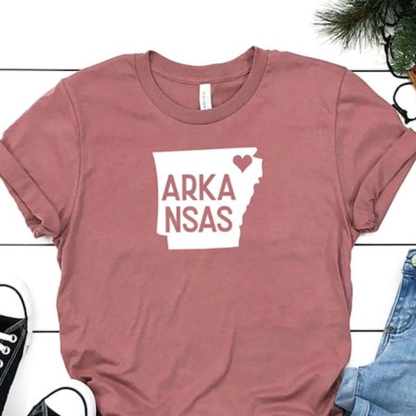 Arkansas Shirt, Floral Arkansas Shirt, Floral AR Tee, Little Rock, Fayetteville, Arkansas Gifts, Explore Arkansas, State AR Lover, AR Home