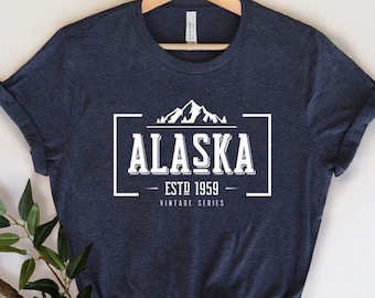 Alaska Shirt, Alaska Gifts, Alaska Souvenir, Gift From Alaska, Alaska State Shirt, Alaska lover shirt, State shirt for her