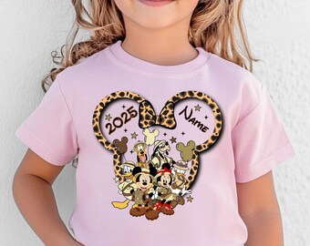 Personalized Minnie Safari Disney 2026 Trip Shirt