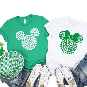 St. Patrick's Day Shirt, Shamrock Shirt, Disney Trip Shirts, Disney Family Shirts, St Patrick's Couple Disney Shirts, Irish Disney Shirt