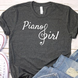 Piano Girl Shirt, Pianist Shirt, Funny Musician T-Shirt, Music Lovers Gift Shirt, Piano Player Gift, Piano Lover Tee, Funny Toddler Shirt