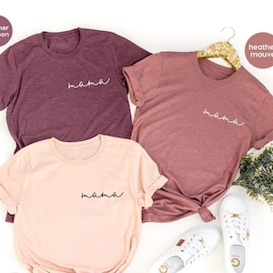 MAMA SHIRT, Mothers Day Shirt, Mothers Day Graphic Crew Neck Cotton Shirt, Starbucks Lover Gift, mom gift, Mama Lover, Mom Shirt,