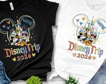 Disney 2026 Shirts, Disneyworld Shirts, Disney Vacation T-shirt, Disney Couple Shirt, Disney Clothes, Disney Trip Shirts, Disney Trip 2026
