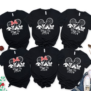 Disney Trip 2024 Shirt, Family Personalized Shirt,Disneyworld shirt,Minnie and mickey Shirt,Matching Family shirt,Mom Dad Kids and baby tee