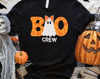 Halloween Boo Crew girls Shirt, Halloween Minnie shirt, Halloween Disney T-shirt, Disney Family Shirt, Trick or Treat shirt