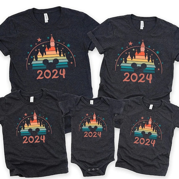 Custom Disney 2024 Family Vacation Shirt, Family Trip 2024 Shirt, Personalized Family Vacation Outfit, Family Vacation Shirt, Disney Shirt