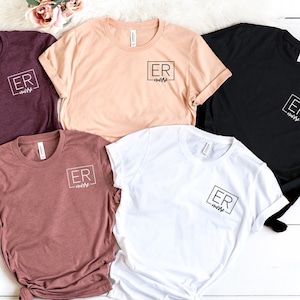 ER Nurse Shirt: Bella-Canvas Cotton Blend Crew Neck