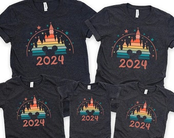 Custom Disney 2024 Family Vacation Shirt, Family Trip 2024 Shirt, Personalized Family Vacation Outfit, Family Vacation Shirt, Disney Shirt