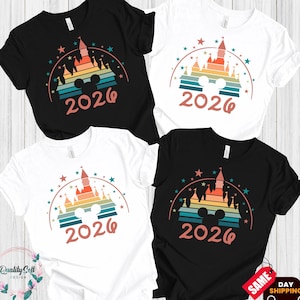 Custom 2026 Disney Family Vacation Shirt, Matching Outfits, Disneyland Family shirts