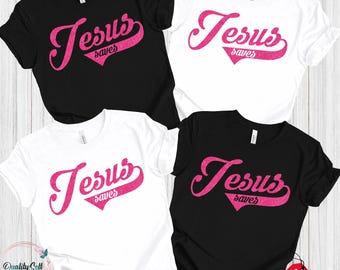 Jesus Saves Shirt, Christian Faith Apparel, Religious T-Shirt