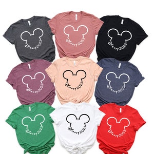 Disney 2023 Shirts, Mickey Head, Disneyland Shirts, Disney Family Shirts, Disneyworld Family Shirts, Disney Vacation Trip Shirt, Disney Trip