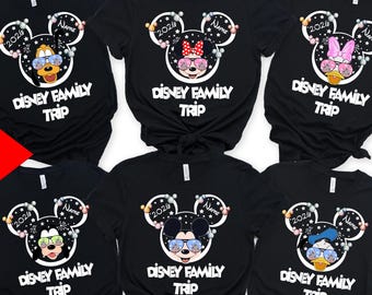 Custom Disney Family Vacation Shirt, Disney Family Matching Shirt, Disney Trip shirt, Custom Disney Trip 2026 Shirt, Disney world family Tee