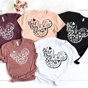 Disney Best Day Ever Shirt, Disney Women&#39;s Shirt, Best Day Ever Shirt, Disney Tee, Youth Disney Shirt, Cute Disney Tee, Disney Family Shirt